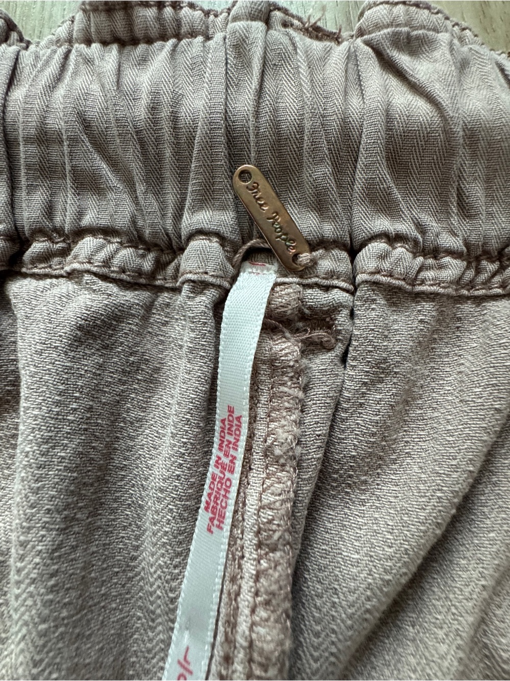 Free People Tahiti Pull-On Cargo Pants In Cashmere Size L - Picture 5 of 11